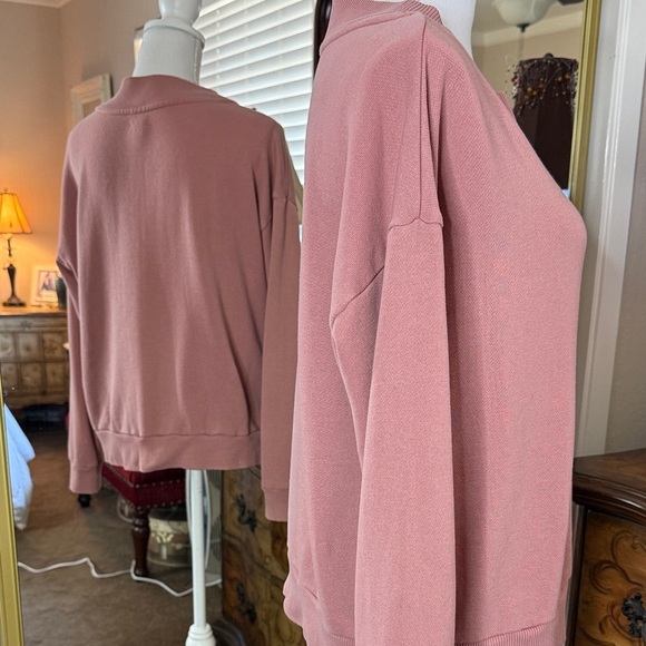 Aerie Dusty Rose Sweatshirt - Picture 3 of 11